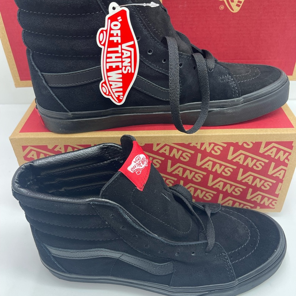 Vans Sk8-Hi 'Black Suede'
 WMNS Black High-Top Sneakers - Picture 9 of 16
